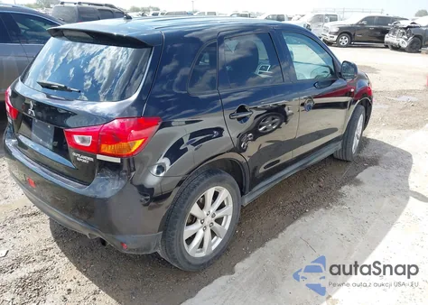 2013 Mitsubishi Outlander Sport Es from USA, damaged, VIN 4A4AP3AU0DE015778